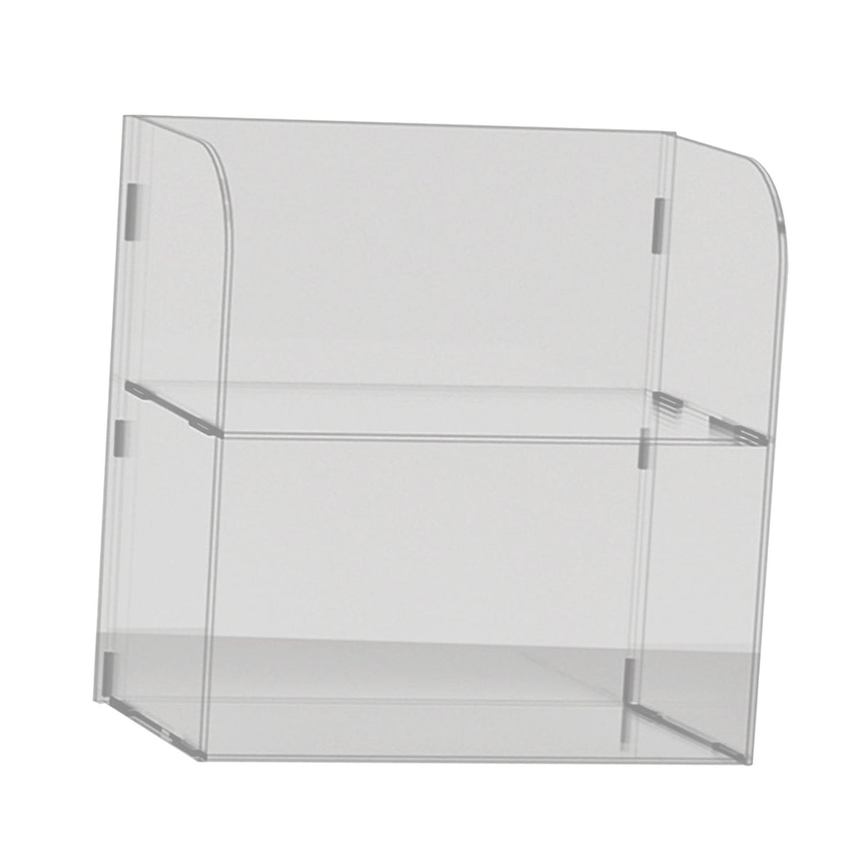 Maxbell Acrylic Display Rack Stand Risers Shelf Jewelry Holders 20cmx10cmx20cm 2Tier