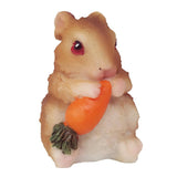 Max Resin Miniature Craft Rabbit Figurines Fairy Garden Decor A-Eating Carrots