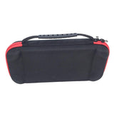 Max Carry Bag Case Shell Game Console Protective Shell for Nintendo Black+Red