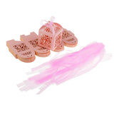 Max Hollow Bird Love Heart Candy Boxes Sweets Wedding Gifts Boxes with Ribbon C