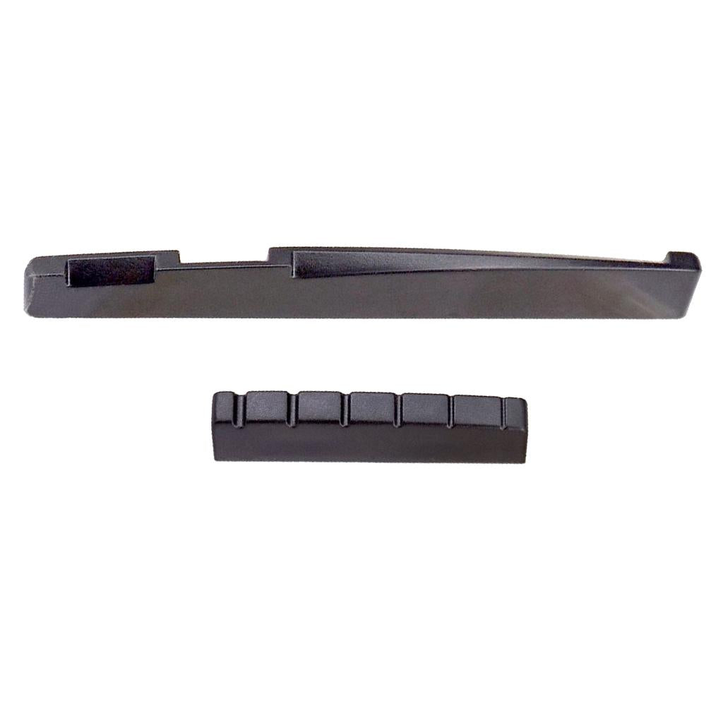 Maxbell Guitar Bridge Saddle Nut for Left Handed Acoustic Guitar Accessories