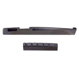 Maxbell Guitar Bridge Saddle Nut for Left Handed Acoustic Guitar Accessories