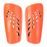 Maxbell Soccer Shin Guards Shin Guard Sleeves Comfortable for Adult EVA Cushion 2Pcs Orange