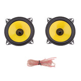 Max 1 Pair 4 inch 60W Car 2 Way Audio Speaker Stereo Tweeters Coaxial Speakers