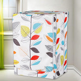 Max Coated Oxford Cloth Washing Machine Cover Protector Colorful Leaves-L - Aladdin Shoppers