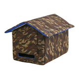 Maxbell Waterproof Outdoor Pet House Sleeping Bed Nest for Stray Cat Kitten Red S