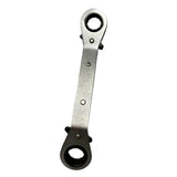 Max Maxb Durable Steel Offset Ratchet Double Ring Box Wrench Spanner Metric 11-13mm