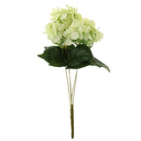 Maxbell Artificial Silk Hydrangea Flower Bouquet Home Garden Table Decor Green