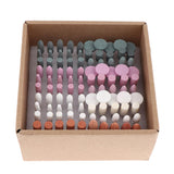 Maxbell 100 Abrasive Grinding Wheel Burr Bits Polishing Stone Tip Heads Rotary Tools