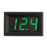 Max 3 Wire Digital Display Volt Voltage Meter Voltmeter Car Motor 0.56'' Green