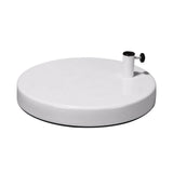 Maxbell Universal Metal Base for Table Lamp Adjustable Bottom Plate Desk Lamp Base White