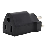 Maxbell Portable 110-120V to 220-240V Plug Adapter Black 6-15R To 5-15R