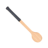 Maxbell Wooden Tennis Pointer Spoon Wooden Spoon 55x12cm for Training Beginner black blue