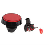 Max 60mm Arcade Machine LED Illuminated Self-Resetting Button Switch Red