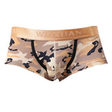 Max Men Camo Underwear Camouflage Brief Swim Trunks Sport Shorts Yellow M