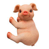 Maxbell Roll Paper Towel Rack Pigs Shaped Wall Mounted Reusable Durable for Kitchen