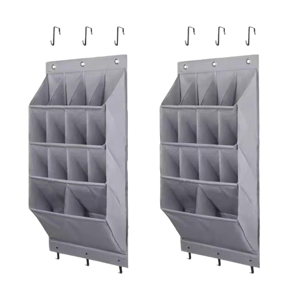 Maxbell Collapsible Door Shoe Rack Organizer Storage Pouch for Wardrobe Home Wall 14 Pockets