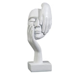 Maxbell European Style Thinker Statue Ornament Figurines Wedding Gift Home Decor White
