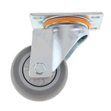 Max Heavy Duty Rubber Swivel Castor Wheels Trolley Furniture Caster 3inch