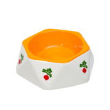 Maxbell Non Slip Rabbit Feeder Bowl Feeding Basin for Hedgehog Gerbils Puppy Kitten 14.5cmx4.7cm