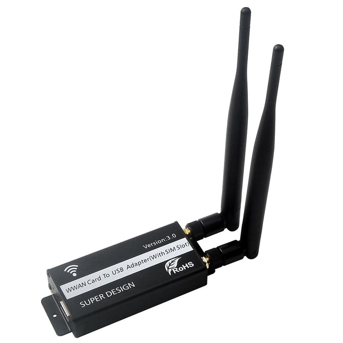 Max NGFF(M.2) to USB 3.0 Adapter With SIM Card Slot for WWAN/LTE/4G Module