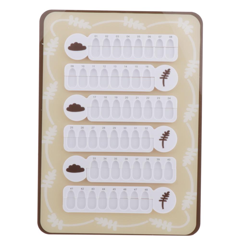 Max Magnetic UV Gel Polish Card 48 Colors Nail Art Colors Display Board Chart 05