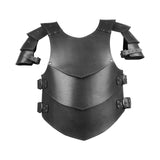 Maxbell Chest Shoulder Harness Shrug Armors for Pirate Party Fancy Dress black