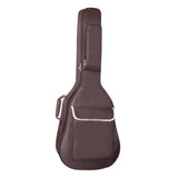 Maxbell Guitar Case Gig Bag Soft Carrying Case for Electric Guitars Acoustic Guitars Coffee