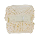 Maxbell Rectangle Ottoman Slipcover for Most Hinged Lid Storage Ottoman Bedroom Beige