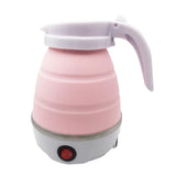 Maxbell 110V 50hz Electric Portable Travel Kettle Camping Caravan 0.6L US Plug  Pink