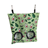 Maxbell Bunny Guinea Hay Storage Feeding Bags Practical Waterproof Surface Avocado Size S