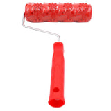 Max 7-Inch Assorted Embossed Pattern Painting Roller with Plastic Handle  Small Flower