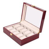 Maxbell Watch Box Organizer Premium Wooden Watch Box for Girls Women Home Decoration 10 Slot