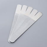 Maxbell 5Pcs Stainless Steel Emery Nail Files Double Sided Buffer Manicure Tools Kit
