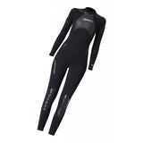 Maxbell Women 3mm Neoprene One-Piece Wetsuit Long Sleeve Diving Back Zip Jumpsuit S