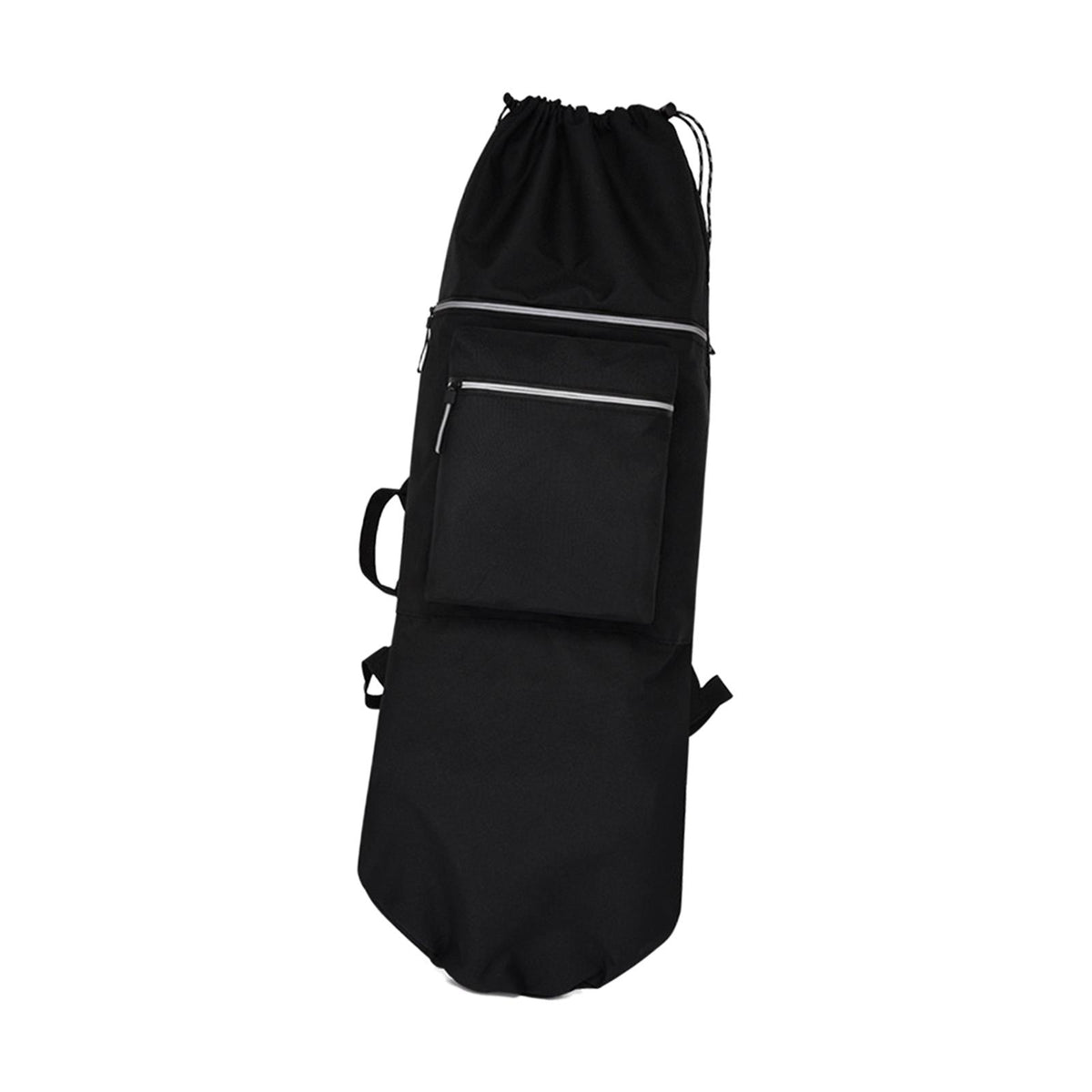 Maxbell Skateboard Backpack Bag Adjustable Straps Skate Pouch Longboard Carry Case Black