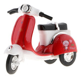 Maxbell 1:18 Scale Mini Alloy Pull Back Motorcycle Vehicles Car Toy Gifts Red