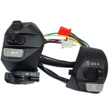 Maxbell 2Pcs 22mm Motorcycle Handlebar Switches Replaces 12V for LC135 Black