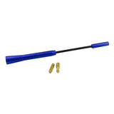 Maxbell Universal Power Antenna Aerial AM FM Radio Replacement Mast Cable as described Blue