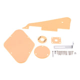 Maxbell Beige Guitar Scratch Plate Guard Cavity Switch Covers Selector Plate Bracket Screws Set for Les Paul Guitar Parts