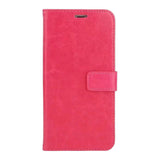 Maxbell PU Leather Flip Phone Case with Card Slot for Samsung Galaxy S10 E Rose Red
