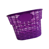 Maxbell Kids Bike Basket Tricycle Basket Travel for Toddlers Bicycle Cargo Rack Bags Violet