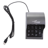 Maxbell Mini USB Numeric Keypad Number Digital Password Keyboard Pad 19Keys for PC
