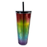 Maxbell 710ml Straw Cup Gifts Large Capacity for Living Room Restaurant Office Multicolor