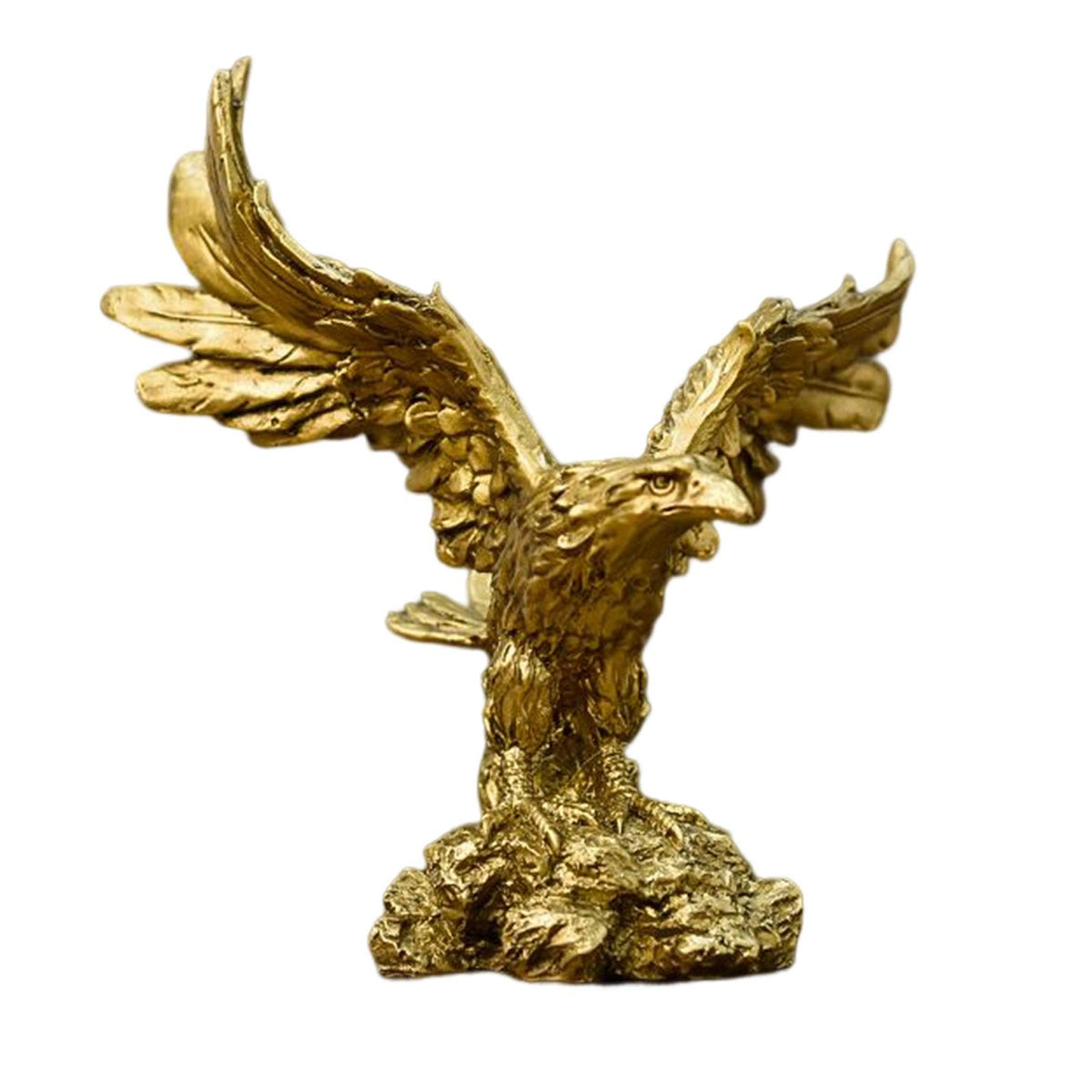 Maxbell Modern Eagle Sculpture Collectible Statue for Wedding Entrance Display Stand Small