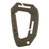 Maxbell Heavy Duty Plastic Carabiner Clip Snap Hook Spring Loaded Carabina  Gray