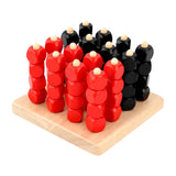 Maxbell Game Chess Toys Memory Chess Game Wooden Strategy Game for Kids Boy Girls