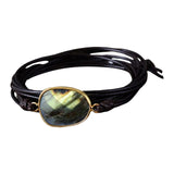 Maxbell Ethnic Rope Wrap Bracelet Multilayer Men and Women Handmade Comfortable Brown