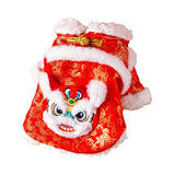 Maxbell Pet Clothes for Chinese Spring Festival 0.5-1.5kg Tang Suit Small Dog