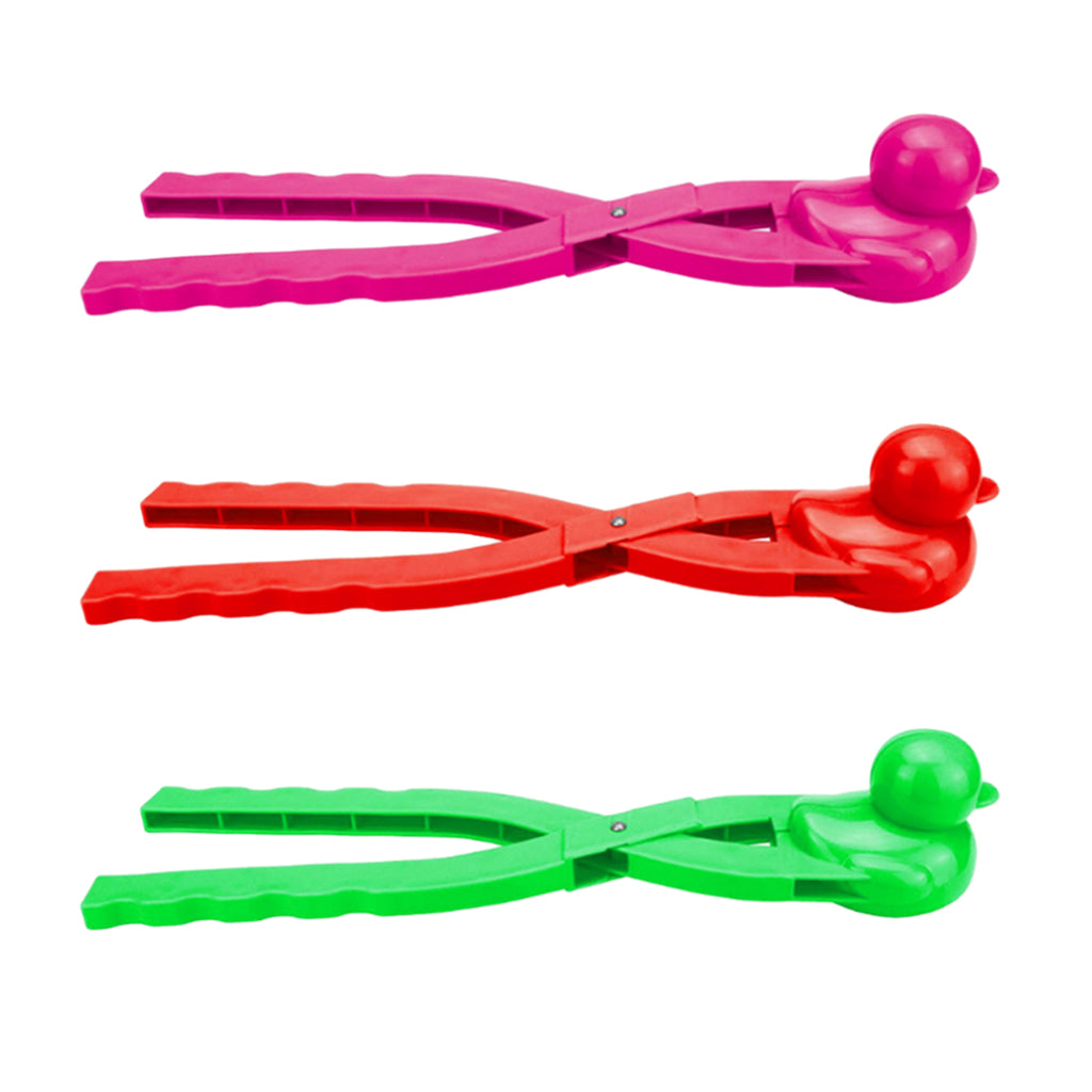 Max Maxb 3 Pieces Snowball Tool Winter Outdoor Sport Snow Toys for Kids Duck L